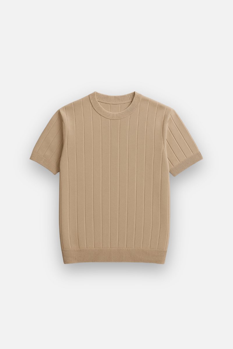 CANNES RIBBED T-SHIRT